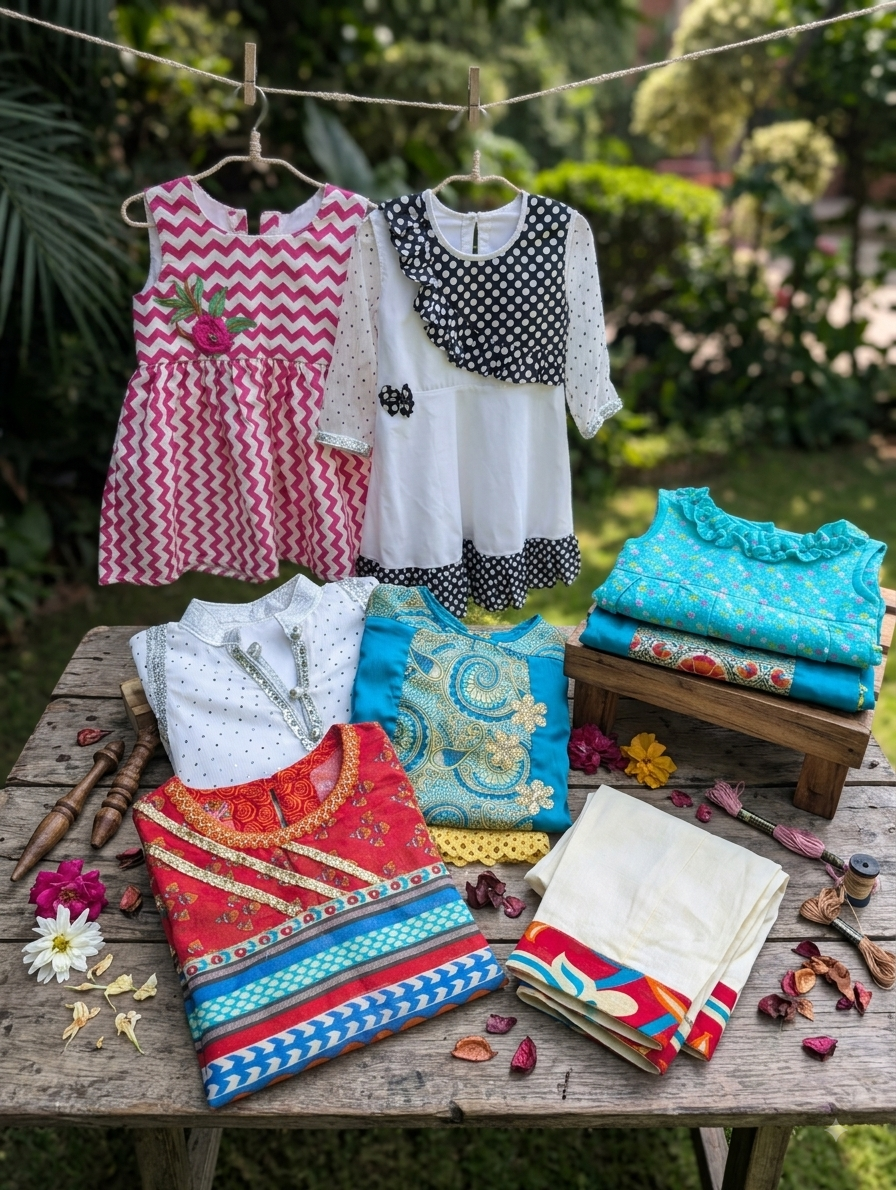 Handcrafted Frocks & Kurtis