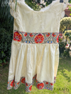 Buttercream Chikankari Frock with Mughal Floral Border
